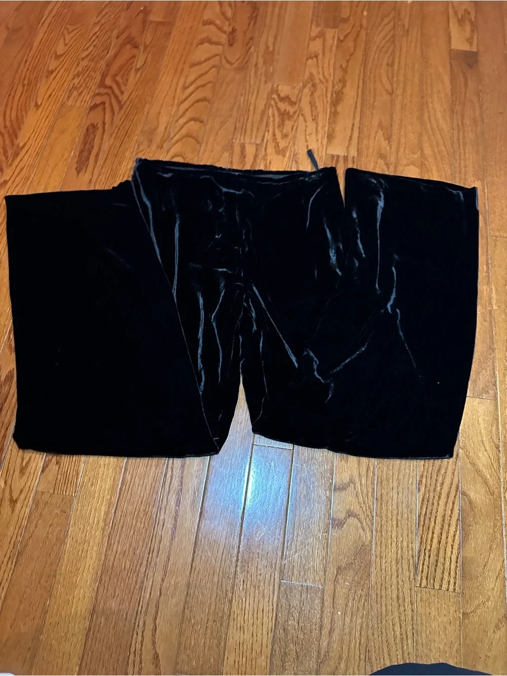 Armani Collezioni Black Velvet Trousers - Italian Size 44